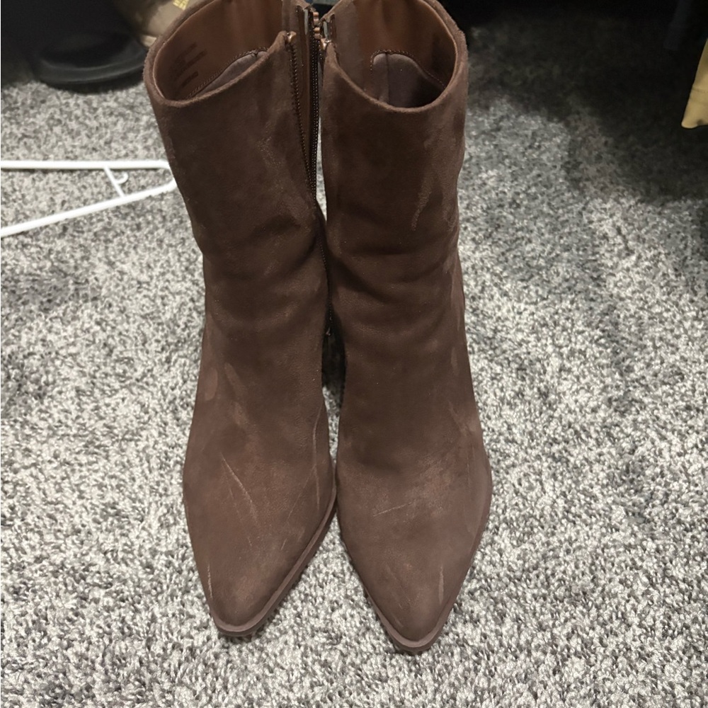 a new day Brown faux suede Ankle Boots